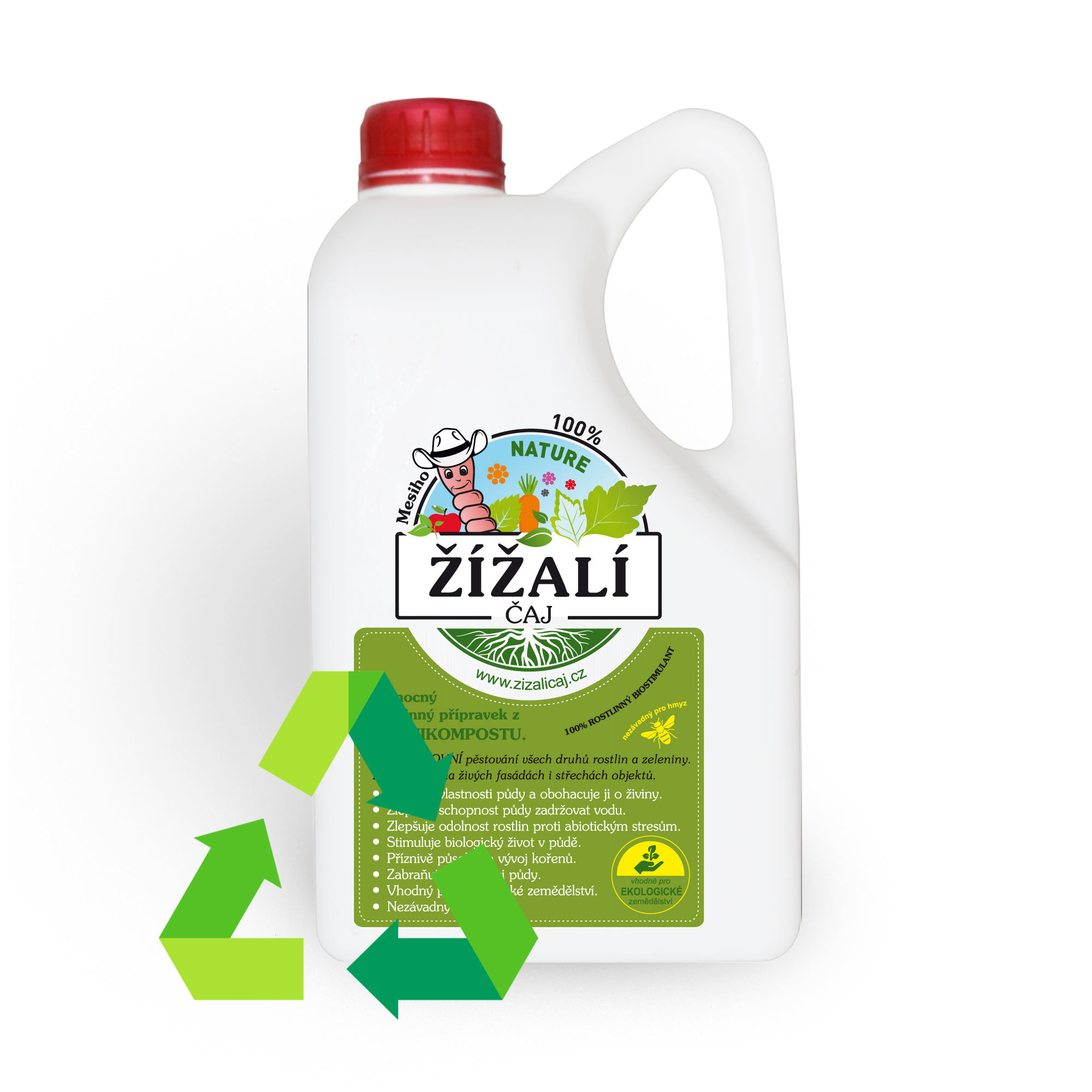 žížalí čaj bio eko biostimulant 2027 hnojivo